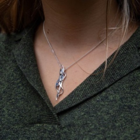 Handcrafted Scottish jewellery - Northern Lights pendant Handcrafted Scottish jewellery - Northern Lights pendant